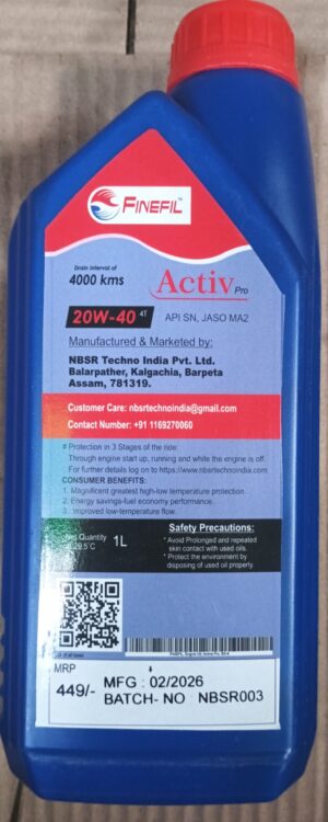 Xtra Premium Finefil Engine Oil 20W40